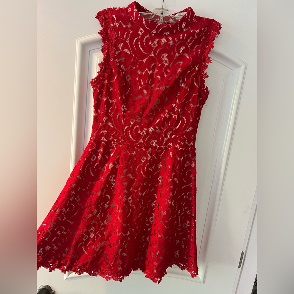 Red Lace Dress